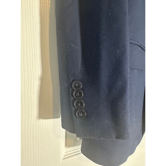 Zara Basic Man Slim Fit Navy Blazer - Size 38 - Picture 4 of 7